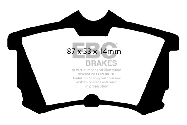 Brake Pad Set, disc brake (DP1216)
