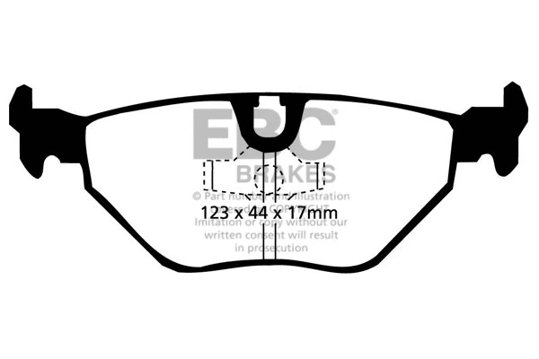 Brake Pad Set, disc brake (DP2690)