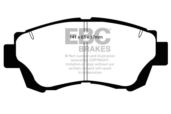 Brake Pad Set, disc brake (DP2874)