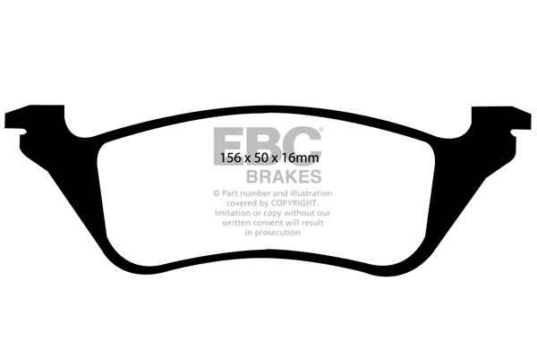 Brake Pad Set, disc brake (DP1629)