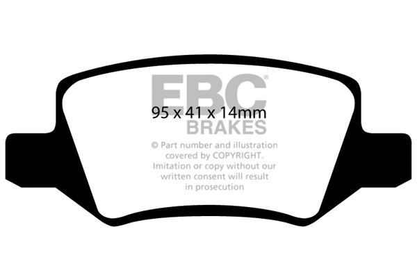 Brake Pad Set, disc brake (DP1438)