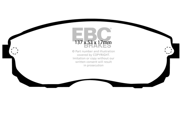 Brake Pad Set, disc brake (DP2775)