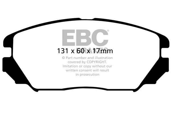 Brake Pad Set, disc brake (DP1757)