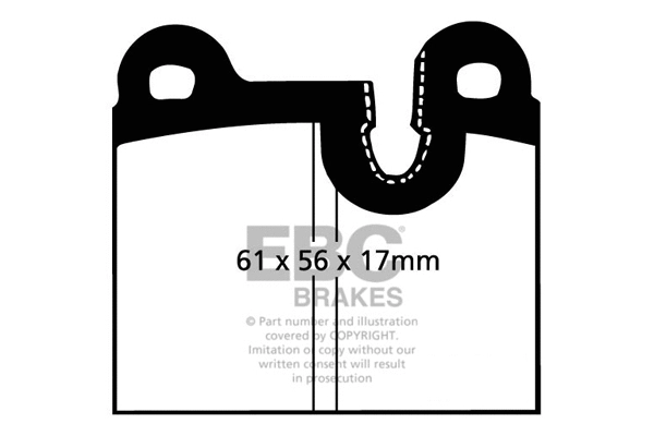 Brake Pad Set, disc brake (DP311)