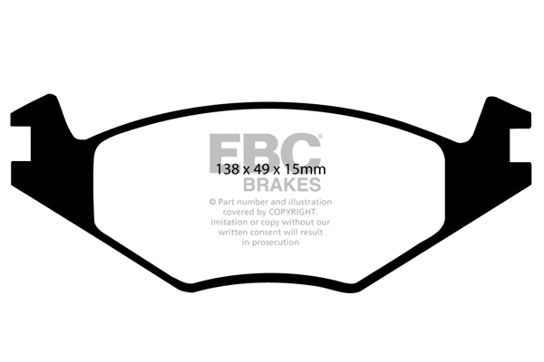 Brake Pad Set, disc brake (DP2517)