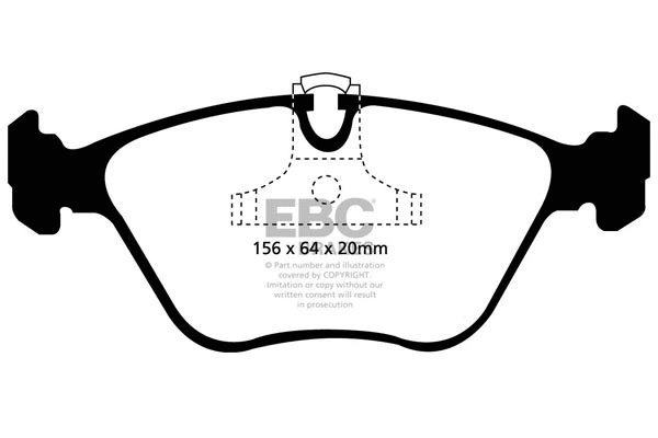 Brake Pad Set, disc brake (DP1089)
