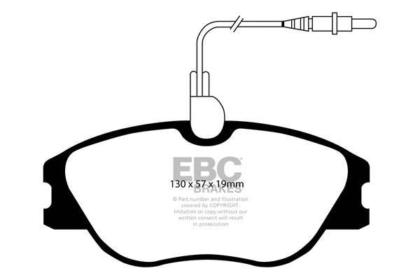 Brake Pad Set, disc brake (DP1396)