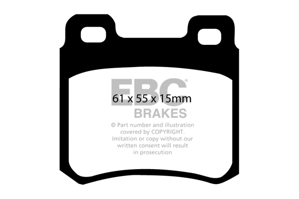 Brake Pad Set, disc brake (DP2671)