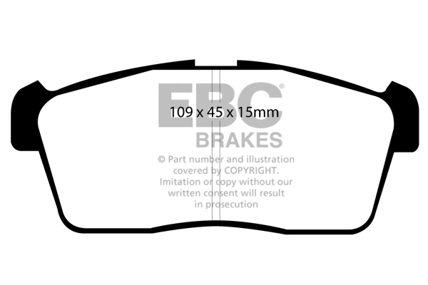 Brake Pad Set, disc brake (DP1344)