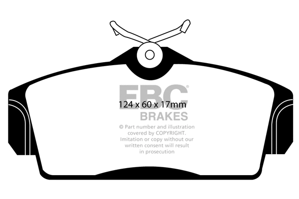 Brake Pad Set, disc brake (DP21238)