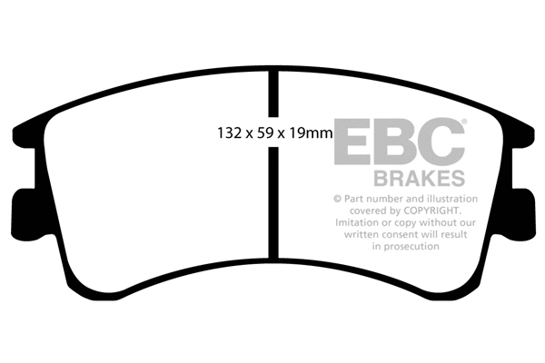 Brake Pad Set, disc brake (DP1465)
