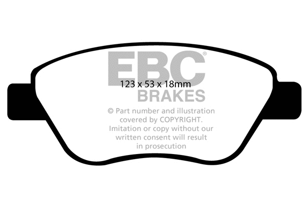 Brake Pad Set, disc brake (DP1965)