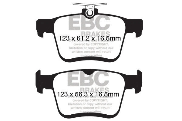 Brake Pad Set, disc brake (DP22153)