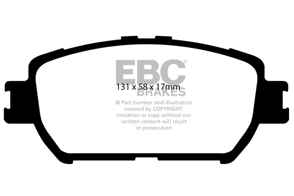 Brake Pad Set, disc brake (DP1642)