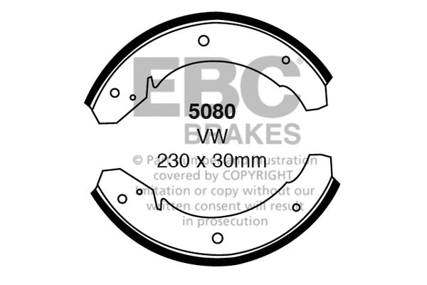 Brake Shoe Set (5080)