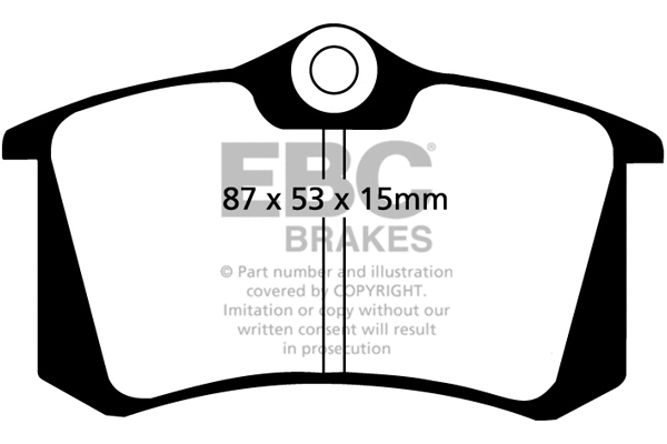 Brake Pad Set, disc brake (DP2680)