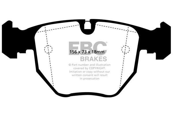 Brake Pad Set, disc brake (DP1036)