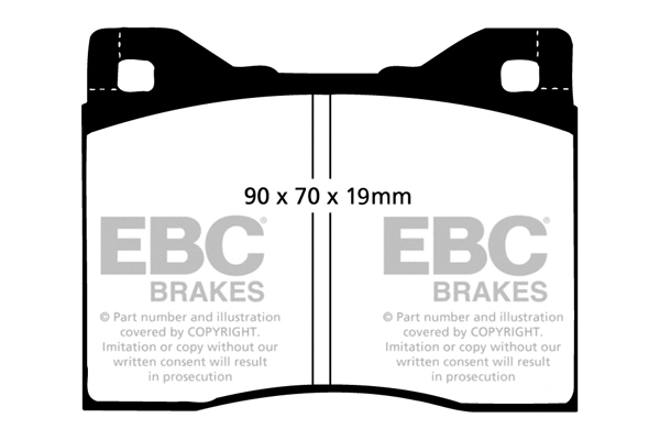 Brake Pad Set, disc brake (DP125/2)