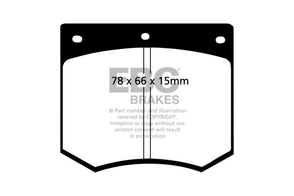 Brake Pad Set, disc brake (DP2291)