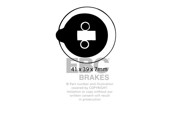 Brake Pad Set, disc brake (DP248)