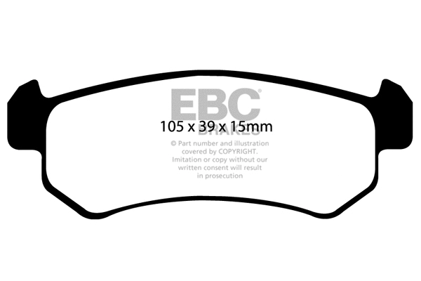 Brake Pad Set, disc brake (DP1548)