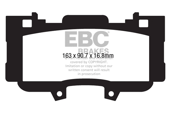 Brake Pad Set, disc brake (DP33042C)