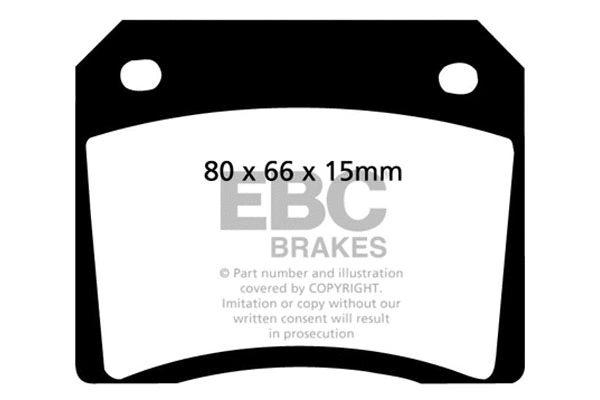 Brake Pad Set, disc brake (DP101)