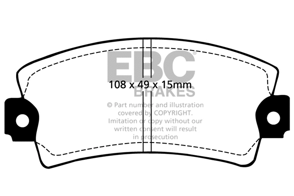 Brake Pad Set, disc brake (DP2317)