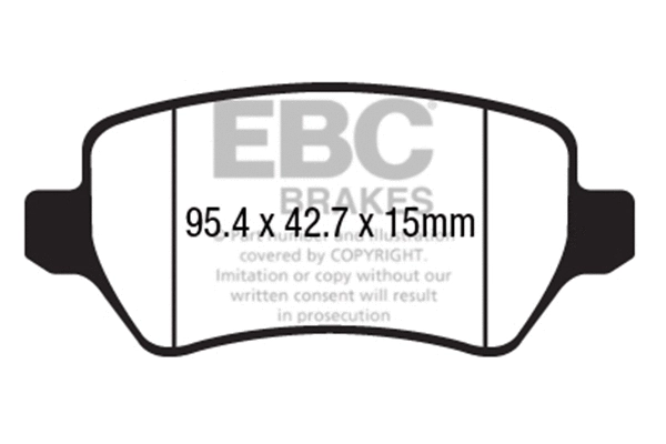 Brake Pad Set, disc brake (DPX2233)