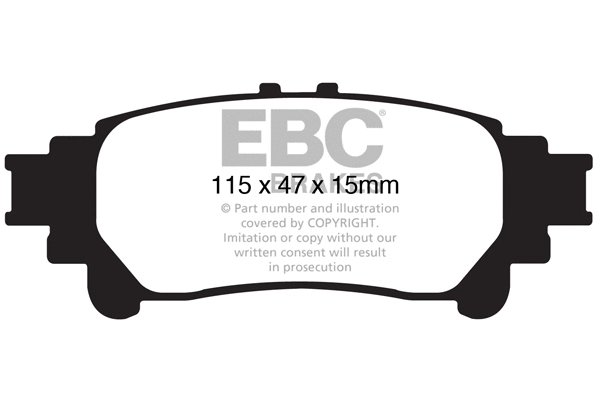 Brake Pad Set, disc brake (DP1850)