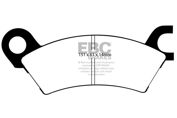 Brake Pad Set, disc brake (DP441)