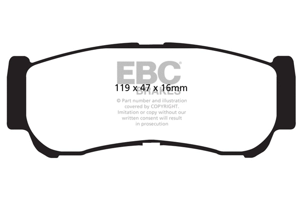 Brake Pad Set, disc brake (DP1982)