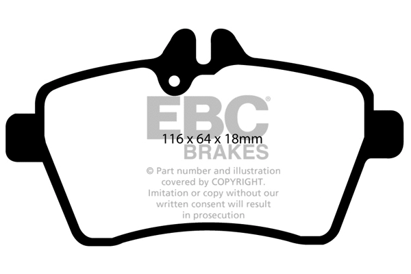 Brake Pad Set, disc brake (DP1579)