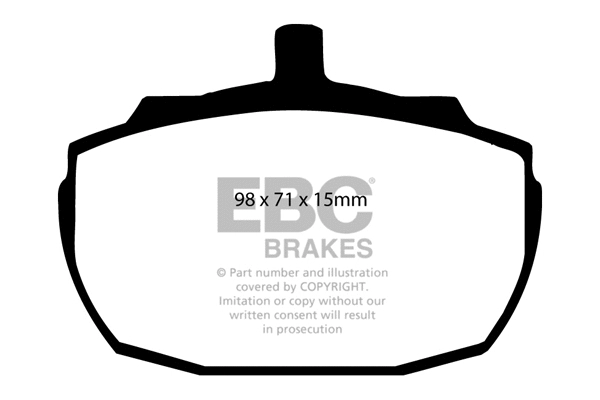 Brake Pad Set, disc brake (DP243)