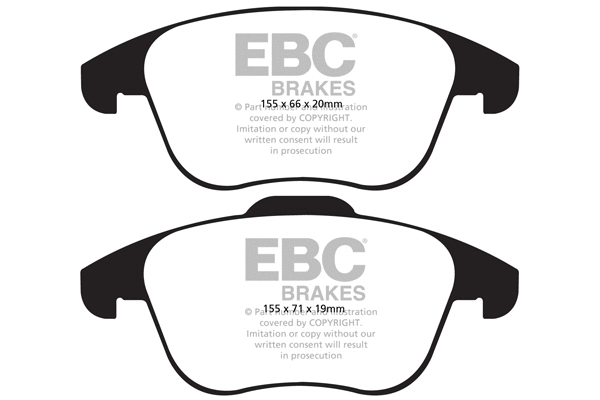 Brake Pad Set, disc brake (DP41997R)