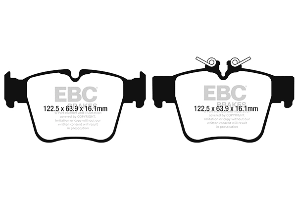 Brake Pad Set, disc brake (DP32270C)