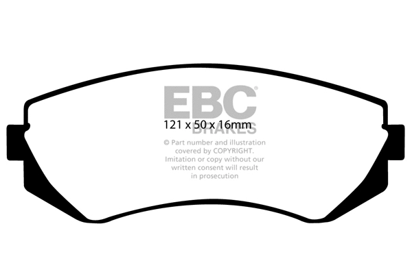Brake Pad Set, disc brake (DP1360)