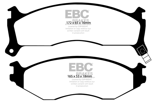 Brake Pad Set, disc brake (DP1194)