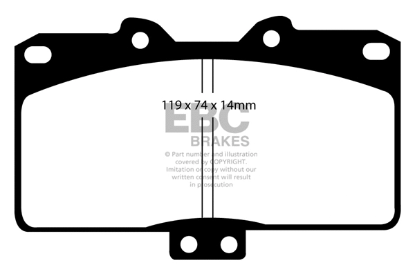 Brake Pad Set, disc brake (DP31097C)