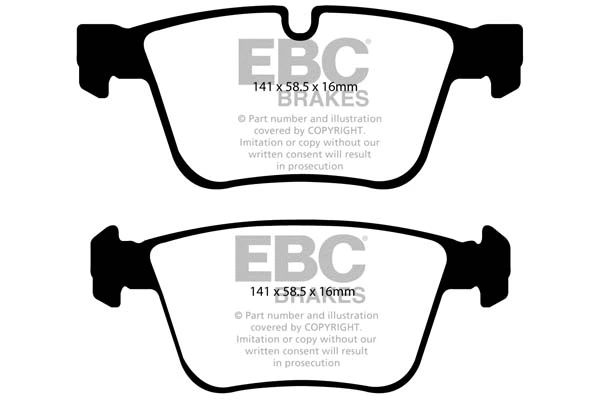 Brake Pad Set, disc brake (DP41942R)