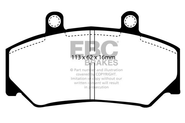 Brake Pad Set, disc brake (DP800)