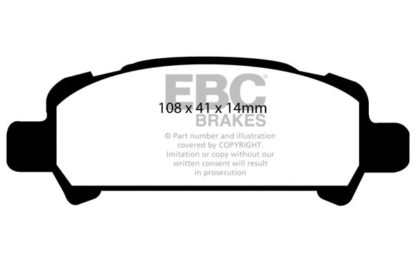 Brake Pad Set, disc brake (DP1293)
