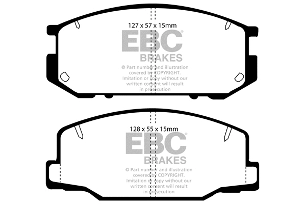 Brake Pad Set, disc brake (DP877)