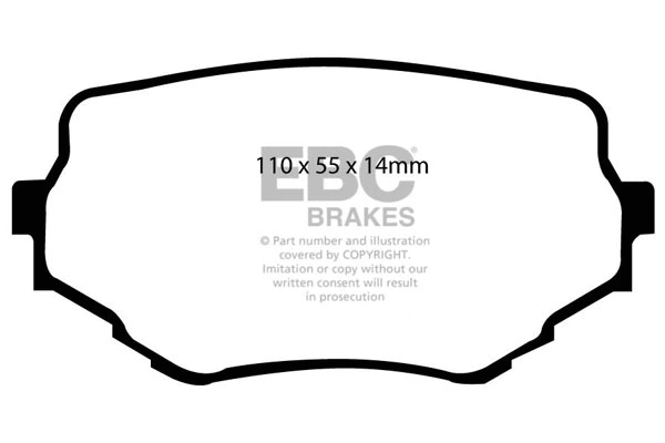 Brake Pad Set, disc brake (DP1099)