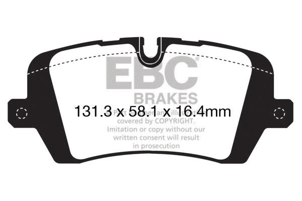 Brake Pad Set, disc brake (DP42161R)