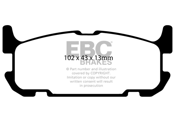 Brake Pad Set, disc brake (DP1685)