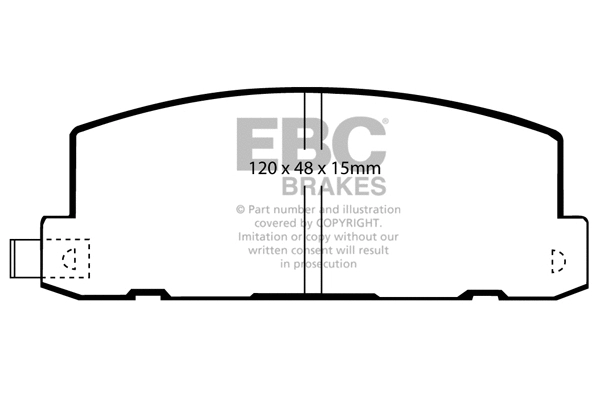 Brake Pad Set, disc brake (DP649)