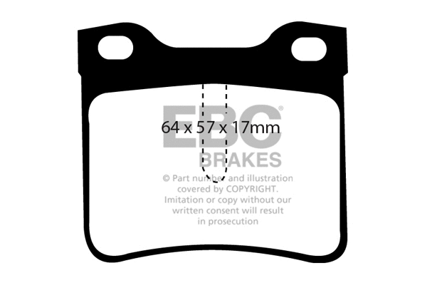 Brake Pad Set, disc brake (DP1081)