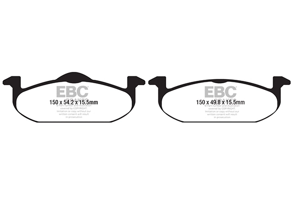 Brake Pad Set, disc brake (DPX2220)