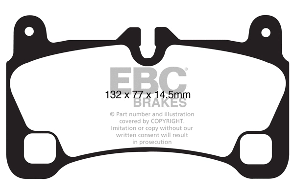 Brake Pad Set, disc brake (DP41836R)